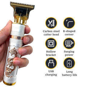 T9 Trimmer Dragon Rechargeable ( Metal )