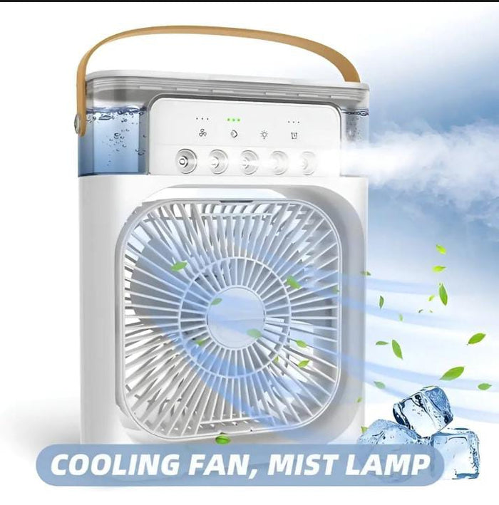 New Portable Air Conditioner Fan, Mini Cooling Ac Fan - in Updated 900ML Personal Air Cooling Fan with Ice Tray